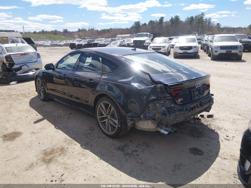 2018 Audi S7 VIN WAUWFAFC6JN037281 IAAI salvage auction — REAR END, Salvage (New Hampshire), sold $8,250 on 2026-07-22 (photo 3)