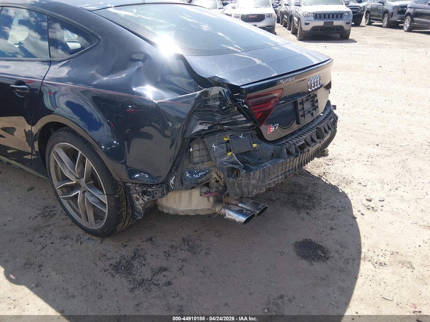 2018 Audi S7 VIN WAUWFAFC6JN037281 IAAI salvage auction — REAR END, Salvage (New Hampshire), sold $8,250 on 2026-07-22 (photo 6)