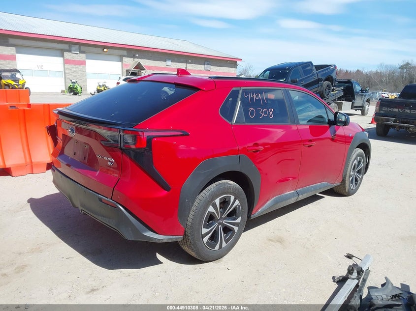 2024 Subaru Solterra VIN JTMABABA6RA056560 IAAI salvage auction — LEFT REAR, Salvage (Maine), sold $8,000 on 2026-07-30 (photo 4)