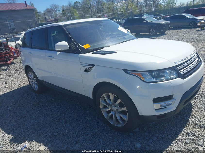 2016 Land rover Range rover sport VIN SALWR2VF2GA651202 IAAI salvage auction — WATER/FLOOD, Salvage Title, sold $3,050 on 2026-07-12 (photo 1)