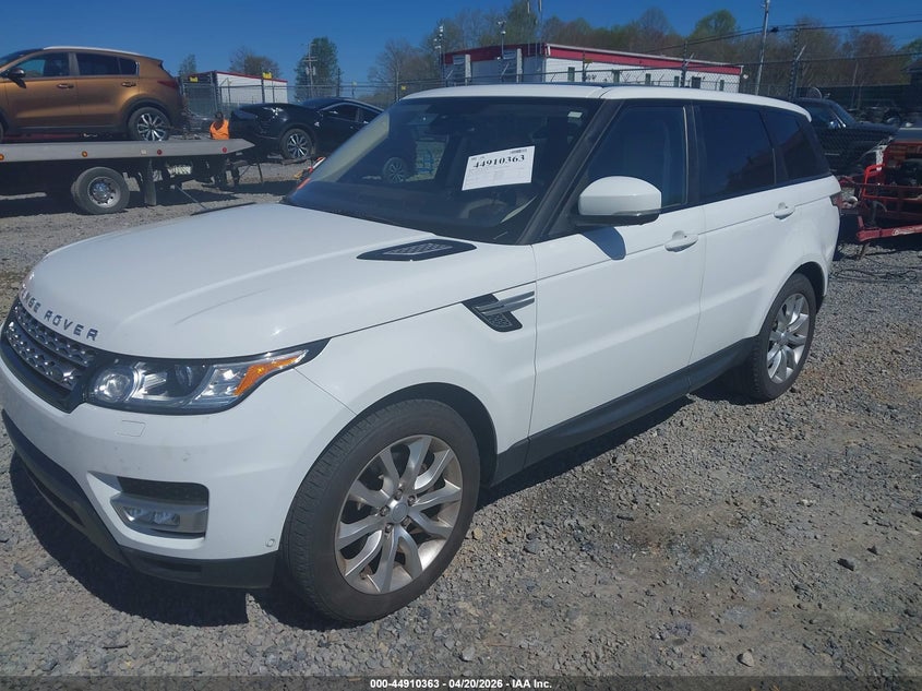 2016 Land rover Range rover sport VIN SALWR2VF2GA651202 IAAI salvage auction — WATER/FLOOD, Salvage Title, sold $3,050 on 2026-07-12 (photo 2)