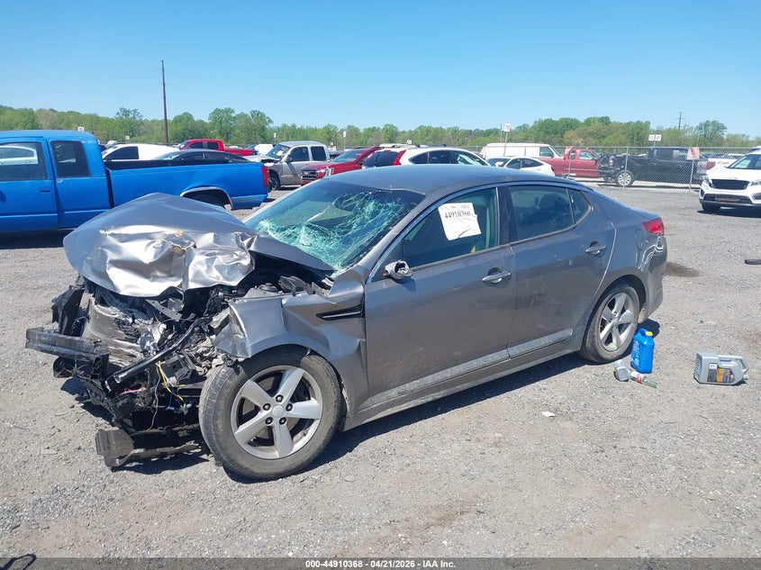 2015 Kia Optima VIN 5XXGM4A74FG515502 IAAI salvage auction — FRONT END, Salvage - Greater Than 75% (Maryland), sold $250 on 2026-07-06 (photo 2)