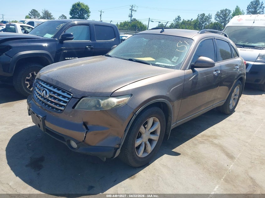 2004 Infiniti Fx VIN JNRAS08W34X210337 IAAI salvage auction — FRONT END, Salvage (North Carolina), sold $1,000 on 2026-07-13 (photo 2)