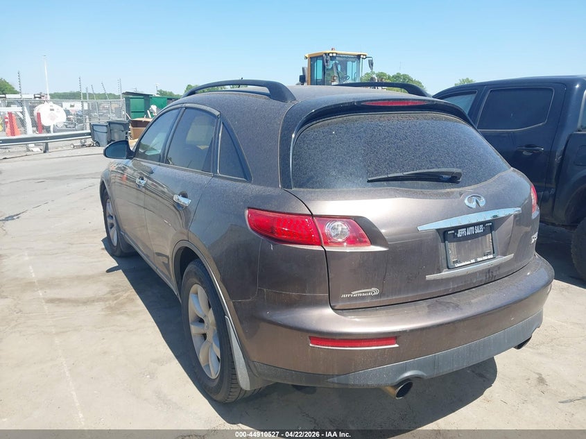 2004 Infiniti Fx VIN JNRAS08W34X210337 IAAI salvage auction — FRONT END, Salvage (North Carolina), sold $1,000 on 2026-07-13 (photo 3)