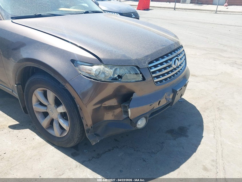 2004 Infiniti Fx VIN JNRAS08W34X210337 IAAI salvage auction — FRONT END, Salvage (North Carolina), sold $1,000 on 2026-07-13 (photo 6)