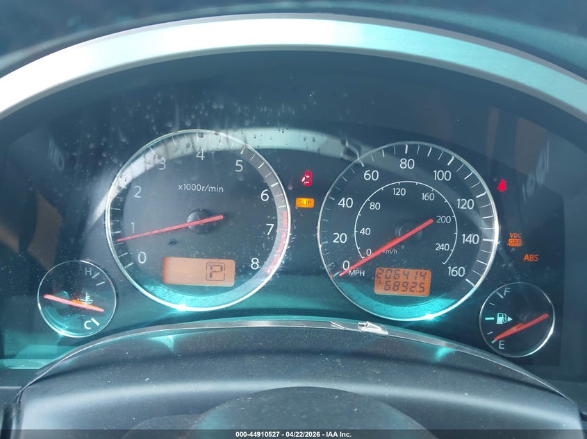 2004 Infiniti Fx VIN JNRAS08W34X210337 IAAI salvage auction — FRONT END, Salvage (North Carolina), sold $1,000 on 2026-07-13 (photo 7)