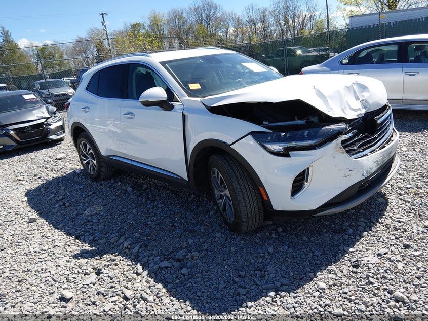2023 Buick Envision VIN LRBFZNR43PD078034 IAAI salvage auction — FRONT END, Salvage (West Virginia), sold $3,600 on 2026-07-29 (photo 1)