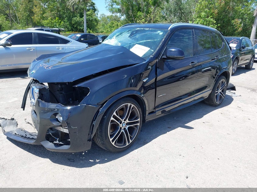 2017 BMW X3 VIN 5UXWZ7C37H0V92571 IAAI salvage auction — ALL OVER, Salvage (Arizona), sold $375 on 2026-07-29 (photo 2)