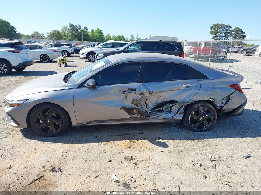 2026 Hyundai Elantra VIN KMHLM4DG8TU106057 IAAI salvage auction — LEFT SIDE, Salvage Title, sold $6,925 on 2026-07-15 (photo 6)