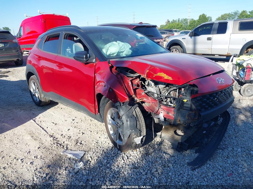 2022 Hyundai Kona VIN KM8K6CAB3NU761920 IAAI salvage auction — RIGHT FRONT, Salvage Title, sold $2,450 on 2026-07-29 (photo 1)