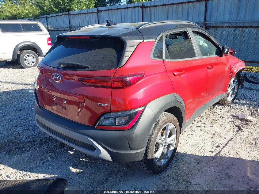 2022 Hyundai Kona VIN KM8K6CAB3NU761920 IAAI salvage auction — RIGHT FRONT, Salvage Title, sold $2,450 on 2026-07-29 (photo 4)