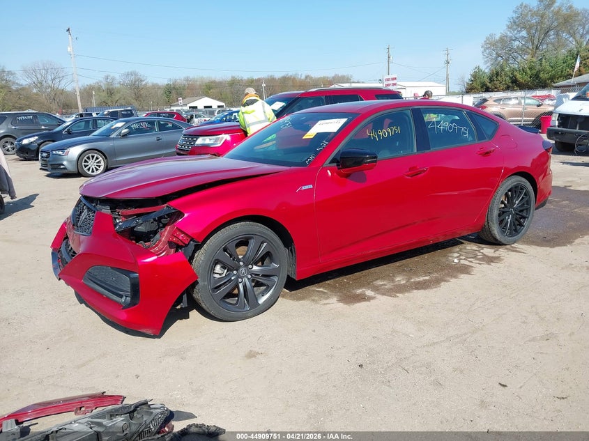2021 Acura Tlx VIN 19UUB5F54MA013301 IAAI salvage auction — FRONT END, Salvage Title, sold $7,300 on 2026-08-27 (photo 2)