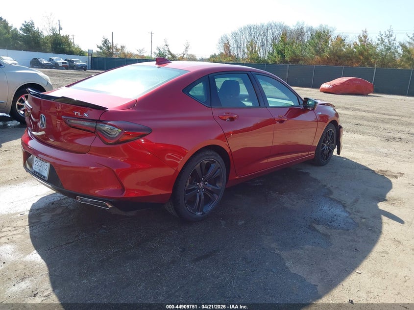 2021 Acura Tlx VIN 19UUB5F54MA013301 IAAI salvage auction — FRONT END, Salvage Title, sold $7,300 on 2026-08-27 (photo 4)