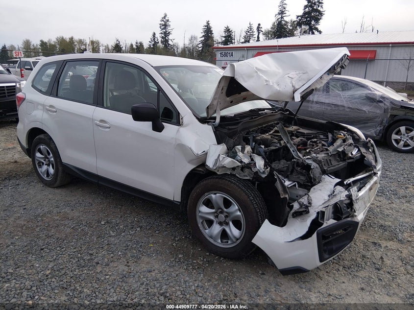 2018 Subaru Forester VIN JF2SJAAC1JG443532 IAAI salvage auction — FRONT END, Salvage Title, sold $400 on 2026-07-22 (photo 1)