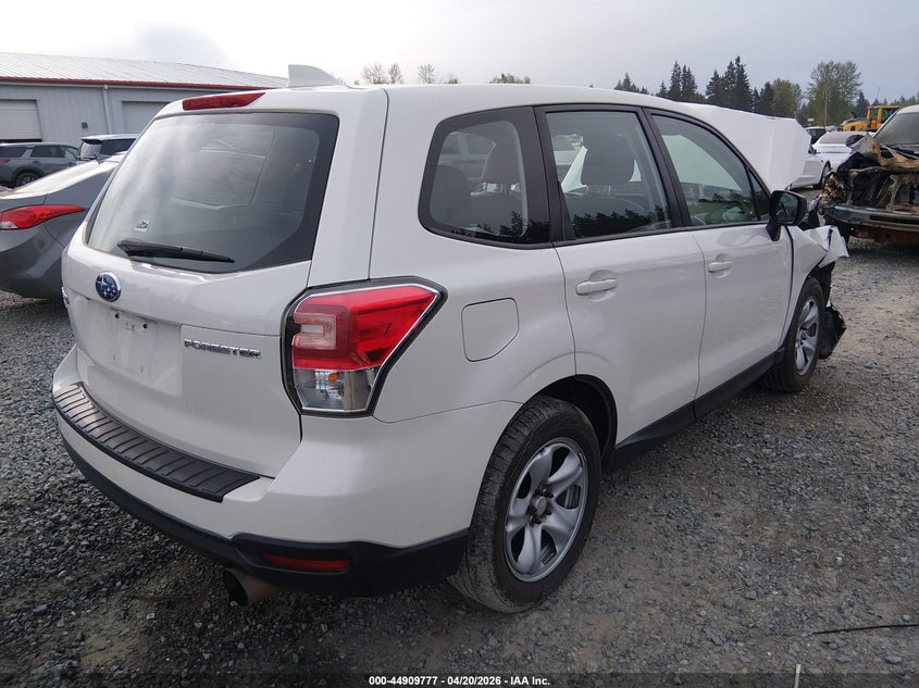 2018 Subaru Forester VIN JF2SJAAC1JG443532 IAAI salvage auction — FRONT END, Salvage Title, sold $400 on 2026-07-22 (photo 4)