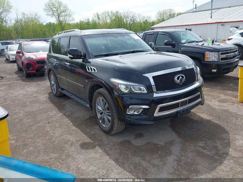 2016 Infiniti Qx80 VIN JN8AZ2NE3G9121870 IAAI salvage auction — HAIL, Salvage (Iowa), sold $4,650 on 2026-07-13 (photo 1)