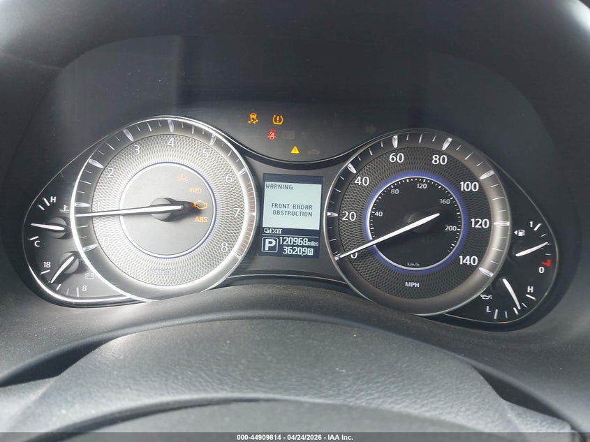 2016 Infiniti Qx80 VIN JN8AZ2NE3G9121870 IAAI salvage auction — HAIL, Salvage (Iowa), sold $4,650 on 2026-07-13 (photo 7)