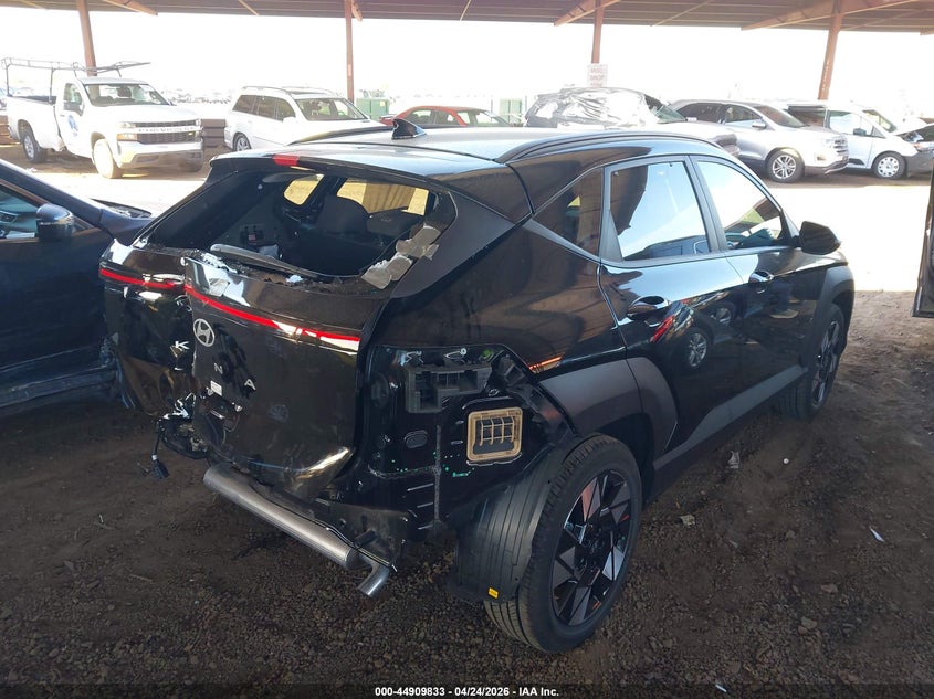 2025 Hyundai Kona VIN KM8HB3AB4SU319147 IAAI salvage auction — REAR END, Salvage Title, sold $7,350 on 2026-07-14 (photo 4)
