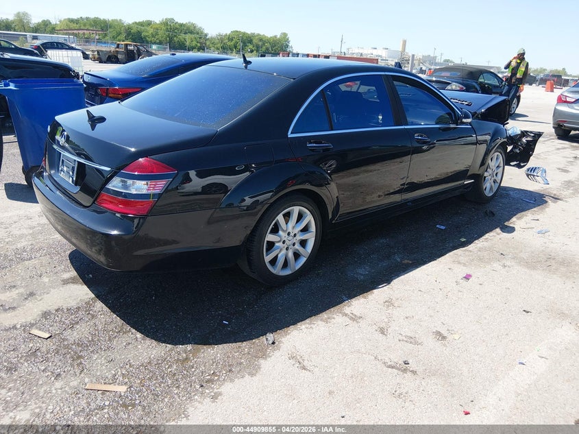 2007 Mercedes-benz S-klasse VIN WDDNG71X97A027410 IAAI salvage auction — FRONT END, Salvage (Illinois), sold $450 on 2026-07-07 (photo 4)