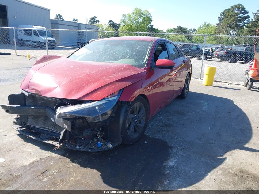 2021 Hyundai Elantra VIN KMHLM4AG4MU068266 IAAI salvage auction — FRONT END, Salvage (Georgia), sold $800 on 2026-07-08 (photo 2)