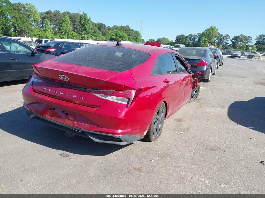 2021 Hyundai Elantra VIN KMHLM4AG4MU068266 IAAI salvage auction — FRONT END, Salvage (Georgia), sold $800 on 2026-07-08 (photo 4)