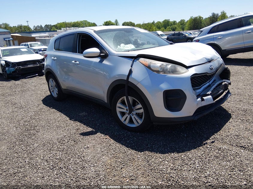 2017 Kia Sportage VIN KNDPM3AC2H7219638 IAAI salvage auction — FRONT END, Salvage Title, sold $1,600 on 2026-07-21 (photo 1)