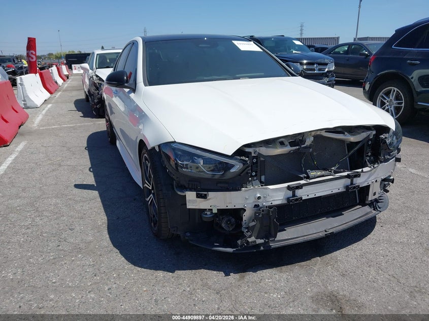 2022 Mercedes-benz C-klasse VIN W1KAF4GBXNR060006 IAAI salvage auction — FRONT END, Clear (Arizona), sold $15,900 on 2026-07-31 (photo 1)