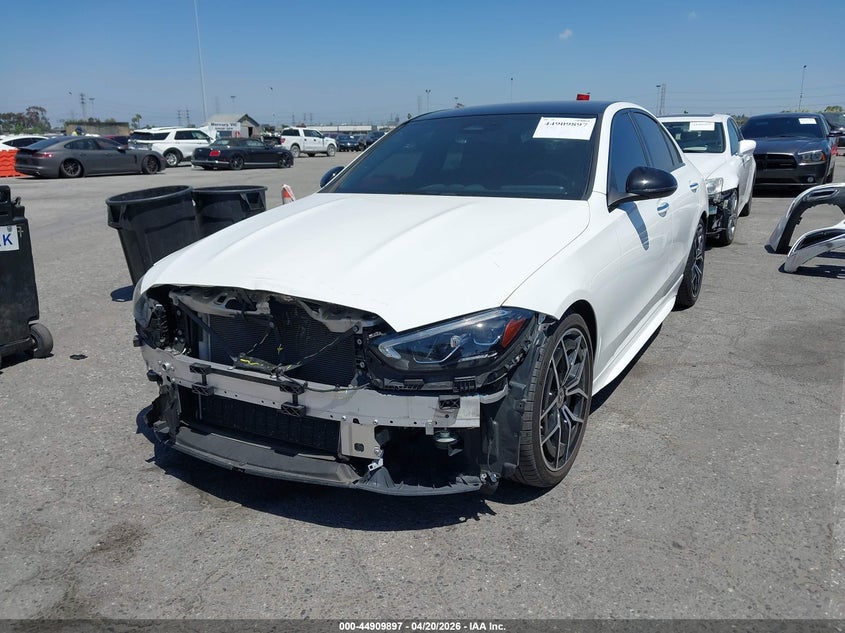 2022 Mercedes-benz C-klasse VIN W1KAF4GBXNR060006 IAAI salvage auction — FRONT END, Clear (Arizona), sold $15,700 on 2026-07-31 (photo 2)