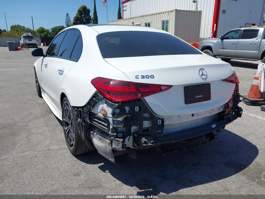 2022 Mercedes-benz C-klasse VIN W1KAF4GBXNR060006 IAAI salvage auction — FRONT END, Clear (Arizona), sold $15,700 on 2026-07-31 (photo 3)