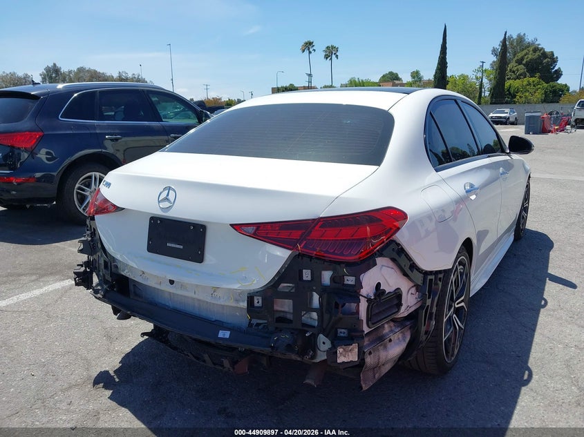 2022 Mercedes-benz C-klasse VIN W1KAF4GBXNR060006 IAAI salvage auction — FRONT END, Clear (Arizona), sold $15,900 on 2026-07-31 (photo 4)