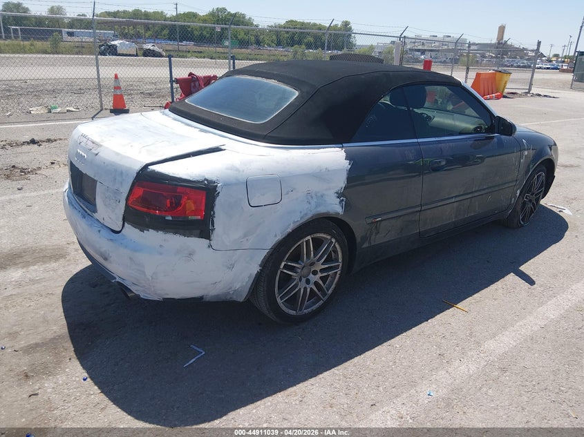 2009 Audi A4 VIN WAUAF48H39K010203 IAAI salvage auction — THEFT, Salvage (Illinois), sold $300 on 2026-07-14 (photo 4)