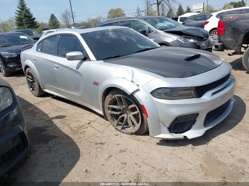 2021 Dodge Charger VIN 2C3CDXGJ0MH584480 IAAI salvage auction — FRONT END, Salvage Title, sold $18,200 on 2026-07-09 (photo 1)