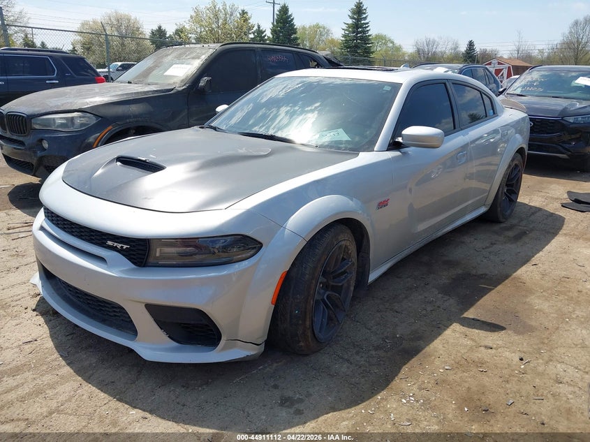 2021 Dodge Charger VIN 2C3CDXGJ0MH584480 IAAI salvage auction — FRONT END, Salvage Title, sold $18,200 on 2026-07-09 (photo 2)