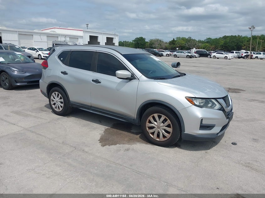 2017 Nissan Rogue VIN KNMAT2MT6HP575816 IAAI salvage auction — LEFT REAR, Salvage Title, sold $1,575 on 2026-07-29 (photo 1)