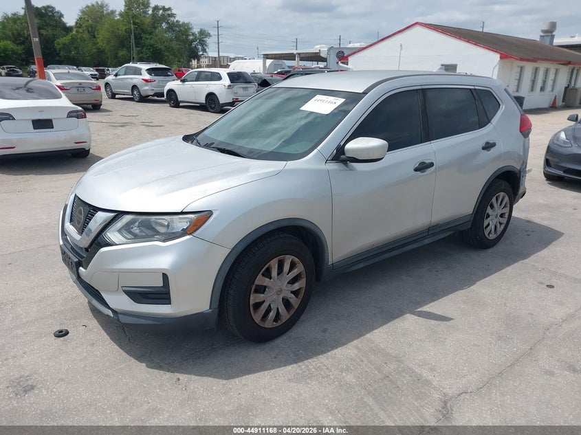 2017 Nissan Rogue VIN KNMAT2MT6HP575816 IAAI salvage auction — LEFT REAR, Salvage Title, sold $1,575 on 2026-07-29 (photo 2)