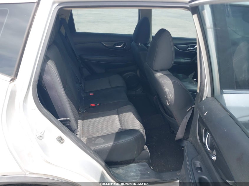 2017 Nissan Rogue VIN KNMAT2MT6HP575816 IAAI salvage auction — LEFT REAR, Salvage Title, sold $1,575 on 2026-07-29 (photo 8)