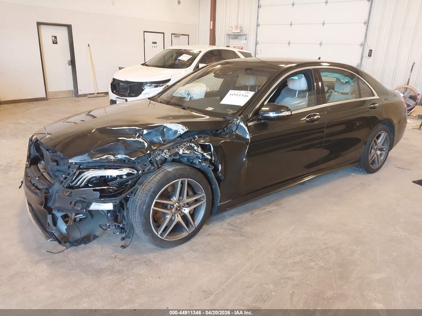 2018 Mercedes-benz S-klasse VIN WDDUG8GB9JA346214 IAAI salvage auction — FRONT END, Salvage Title, sold $10,100 on 2026-07-11 (photo 2)