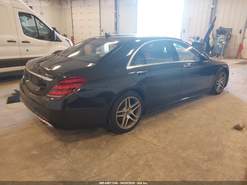 2018 Mercedes-benz S-klasse VIN WDDUG8GB9JA346214 IAAI salvage auction — FRONT END, Salvage Title, sold $10,100 on 2026-07-11 (photo 4)