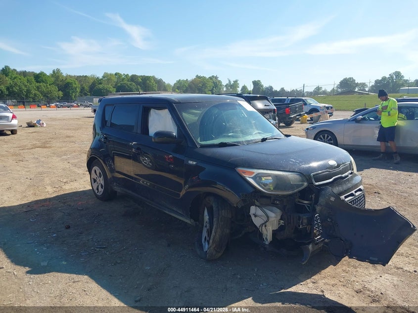 2014 Kia Soul VIN KNDJN2A20E7033760 IAAI salvage auction — FRONT END, Salvage (Tennessee), sold $25 on 2026-07-29 (photo 1)