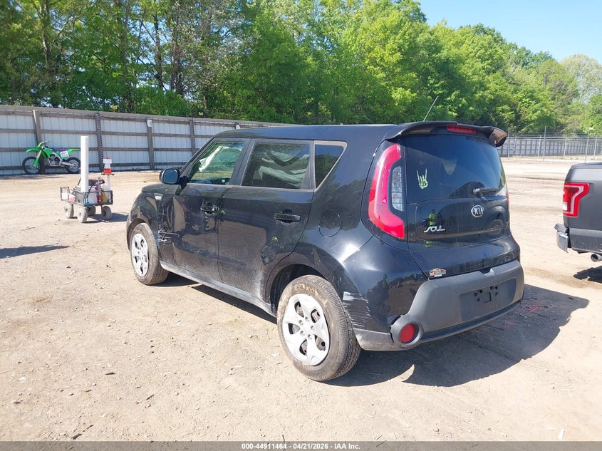 2014 Kia Soul VIN KNDJN2A20E7033760 IAAI salvage auction — FRONT END, Salvage (Tennessee), sold $25 on 2026-07-29 (photo 3)