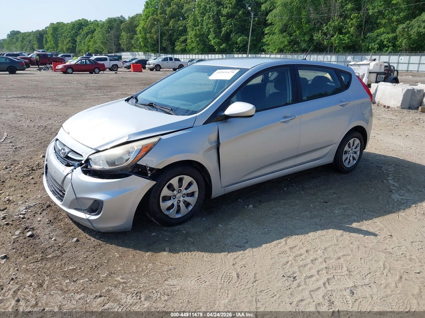 2016 Hyundai Accent VIN KMHCT5AE7GU250880 IAAI salvage auction — FRONT END, Salvage Title, sold $1,025 on 2026-07-09 (photo 2)