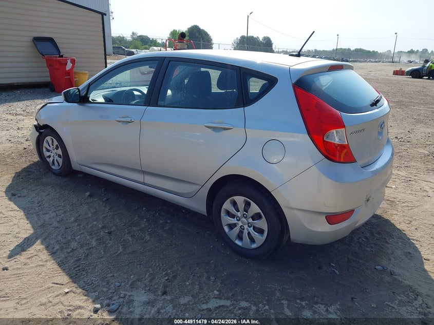 2016 Hyundai Accent VIN KMHCT5AE7GU250880 IAAI salvage auction — FRONT END, Salvage Title, sold $1,025 on 2026-07-09 (photo 3)