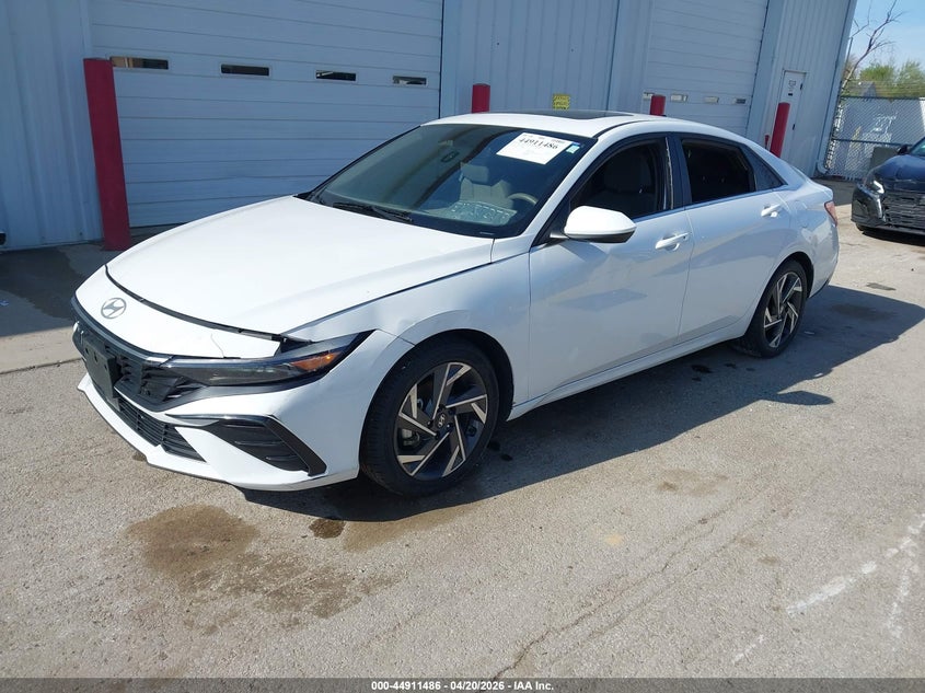 2024 Hyundai Elantra VIN KMHLS4DGXRU678990 IAAI salvage auction — FRONT END, Salvage (Illinois), sold $5,650 on 2026-07-14 (photo 2)