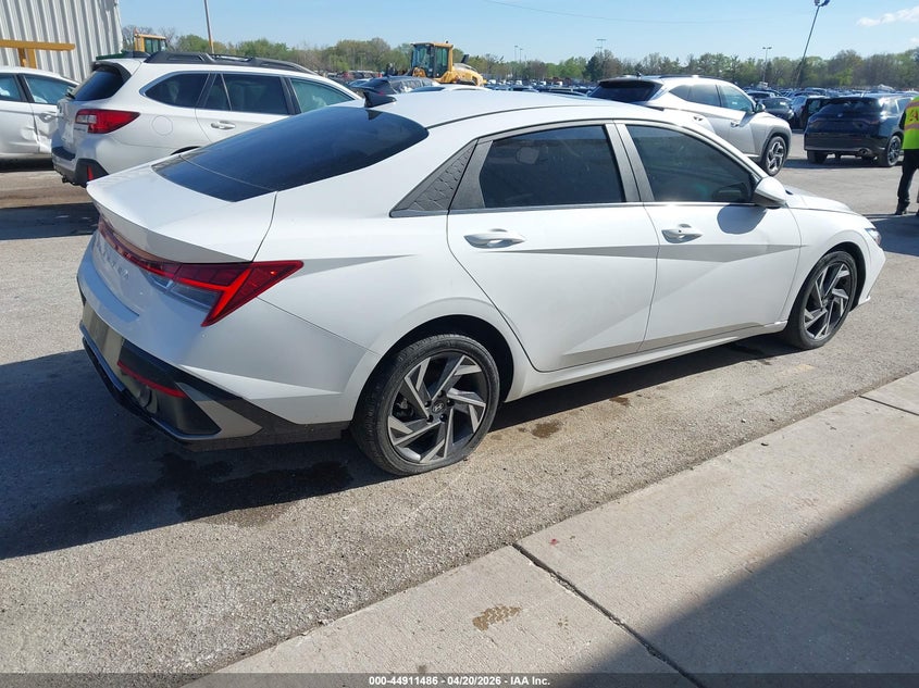 2024 Hyundai Elantra VIN KMHLS4DGXRU678990 IAAI salvage auction — FRONT END, Salvage (Illinois), sold $5,650 on 2026-07-14 (photo 4)