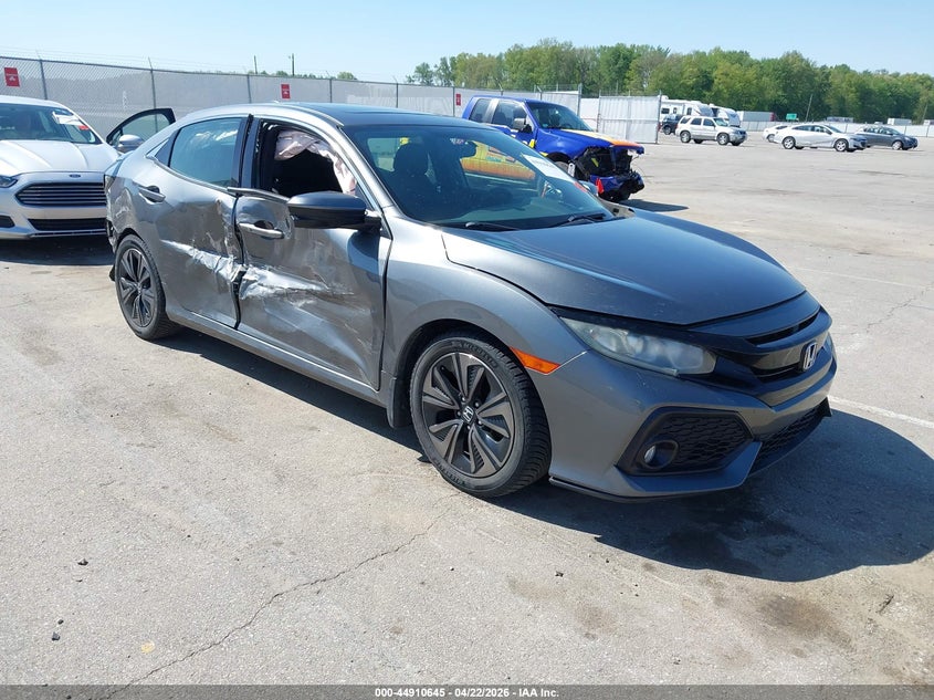 2018 Honda Civic VIN SHHFK7H55JU213752 IAAI salvage auction — RIGHT SIDE, Clear (Indiana), sold $2,200 on 2026-07-16 (photo 1)