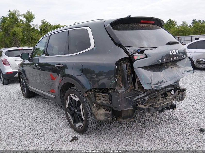2024 Kia Telluride VIN 5XYP34GC8RG523108 IAAI salvage auction — REAR END, Salvage (Alabama), sold $10,750 on 2026-07-09 (photo 3)