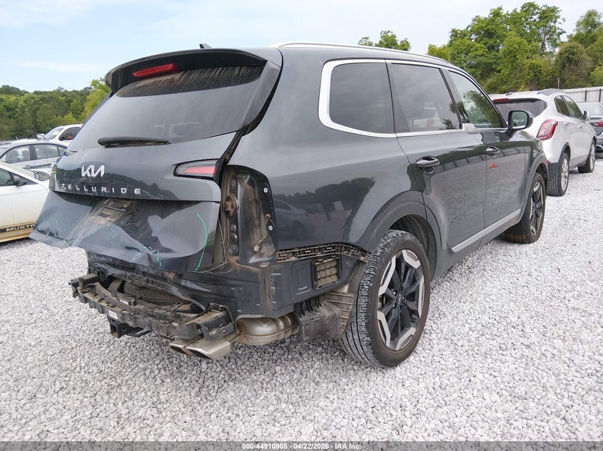 2024 Kia Telluride VIN 5XYP34GC8RG523108 IAAI salvage auction — REAR END, Salvage (Alabama), sold $10,750 on 2026-07-09 (photo 4)