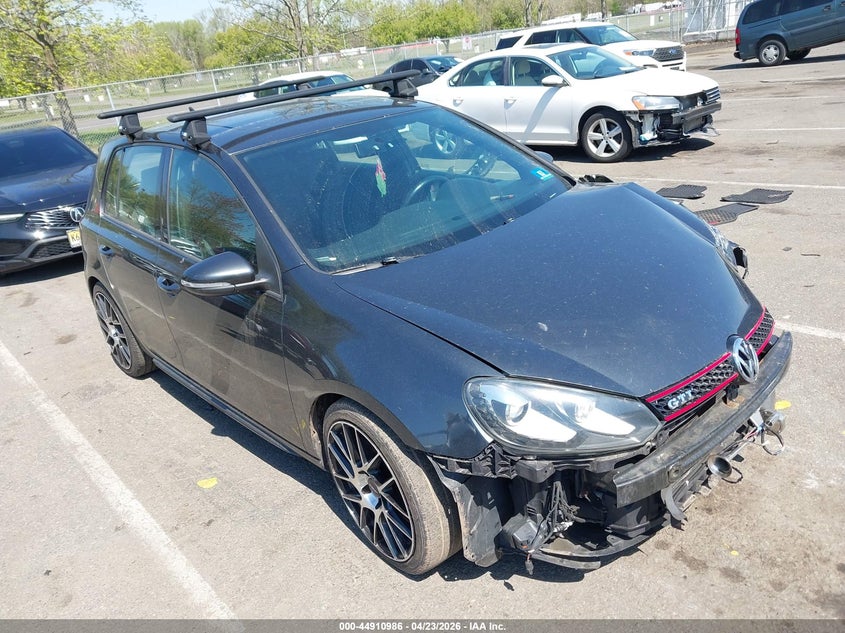 2013 Volkswagen Gti VIN WVWGD7AJ9DW136939 IAAI salvage auction — FRONT END, Salvage (New Jersey), sold $1,100 on 2026-07-13 (photo 1)