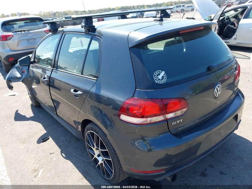 2013 Volkswagen Gti VIN WVWGD7AJ9DW136939 IAAI salvage auction — FRONT END, Salvage (New Jersey), sold $1,100 on 2026-07-13 (photo 3)