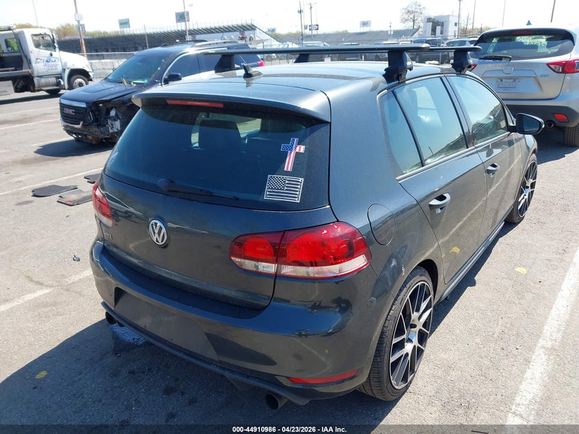 2013 Volkswagen Gti VIN WVWGD7AJ9DW136939 IAAI salvage auction — FRONT END, Salvage (New Jersey), sold $1,100 on 2026-07-13 (photo 4)